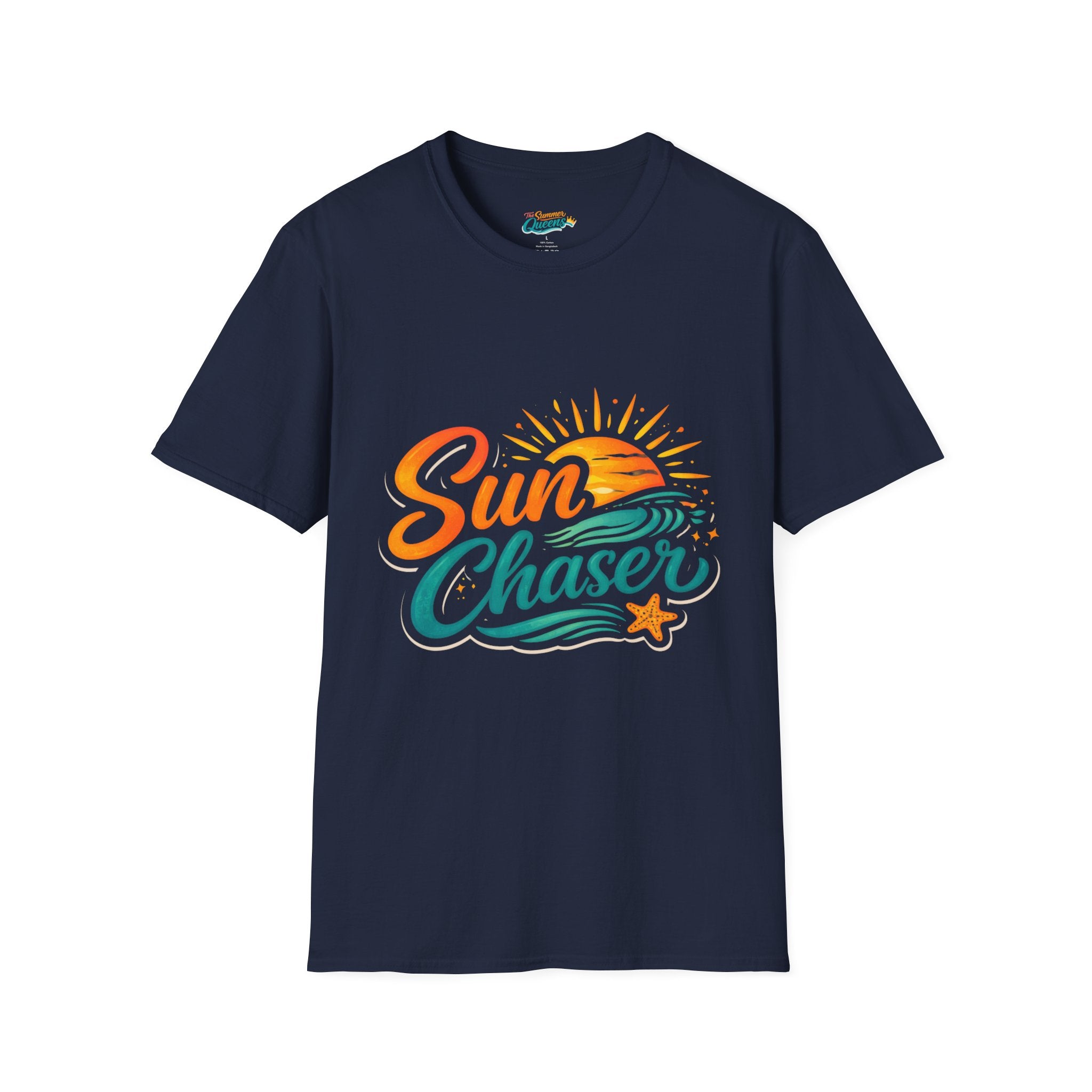 Sun Chaser T-Shirt — Retro Beach Sunset Surf Graphic