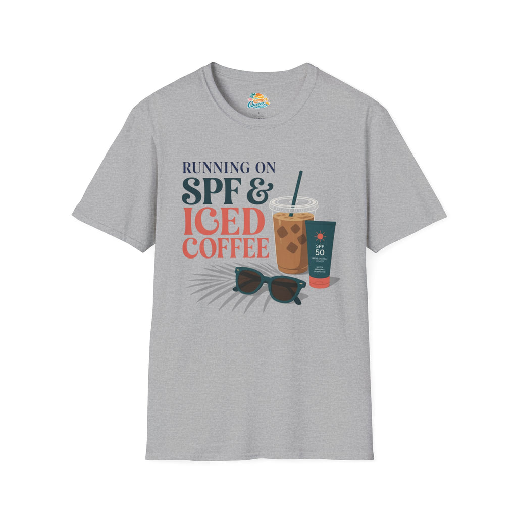 Running on SPF & Iced Coffee T-Shirt
