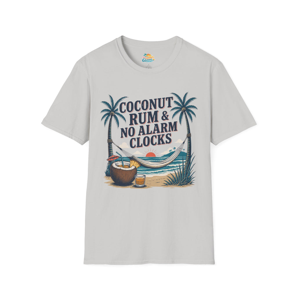 Coconut Rum & No Alarm Clocks T-Shirt