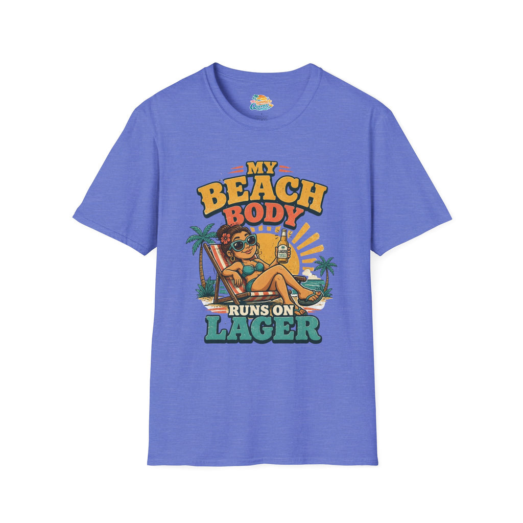 My Beach Body Runs on Lager T-Shirt