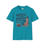 American by Birth, Beach Bum by Choice T-Shirt