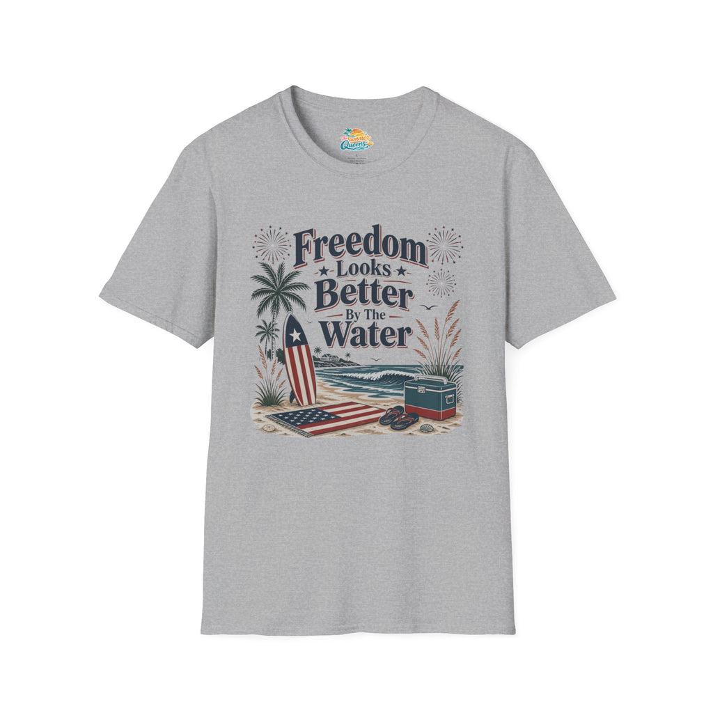 Freedom Looks Better by the Water T-Shirt