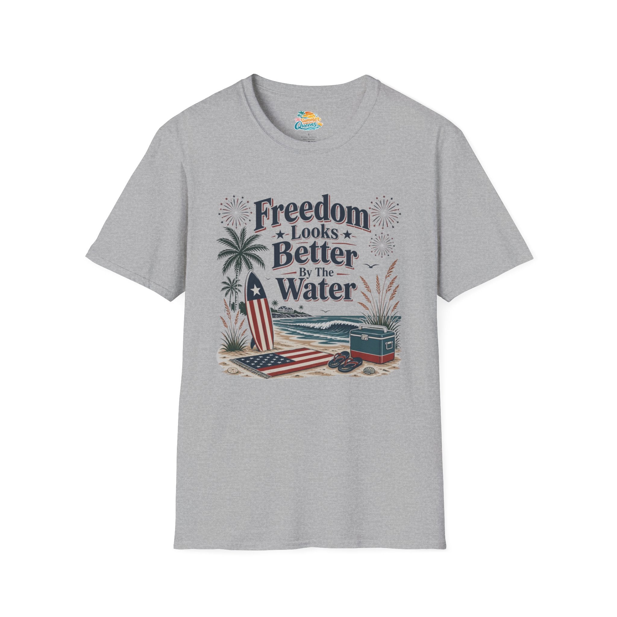 Freedom Looks Better by the Water T-Shirt