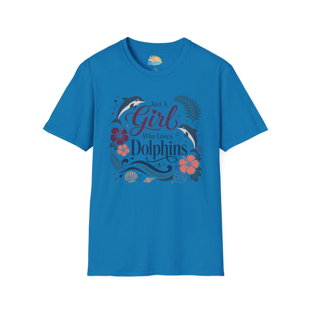 Just A Girl Who Loves Dolphins T‑Shirt