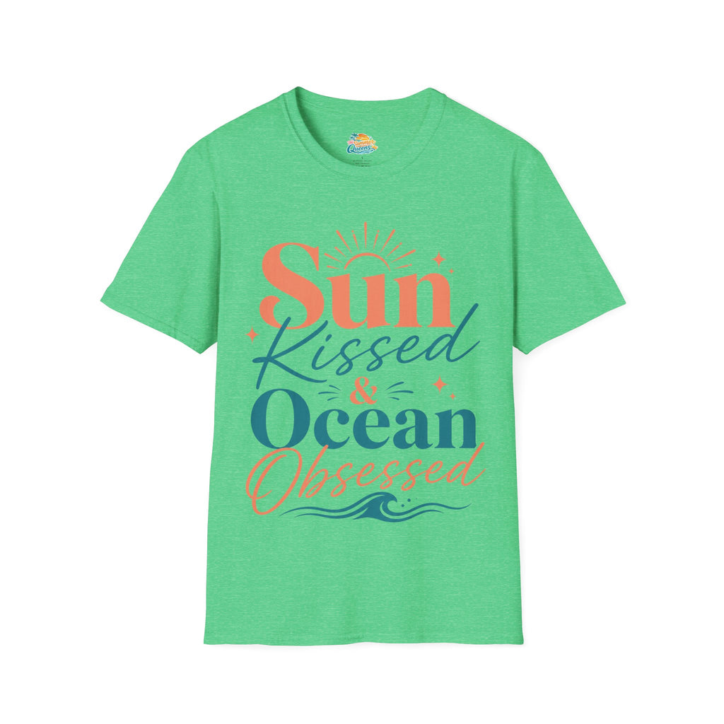 Sun-Kissed & Ocean Obsessed T-Shirt — Beachy Summer Graphic Tee
