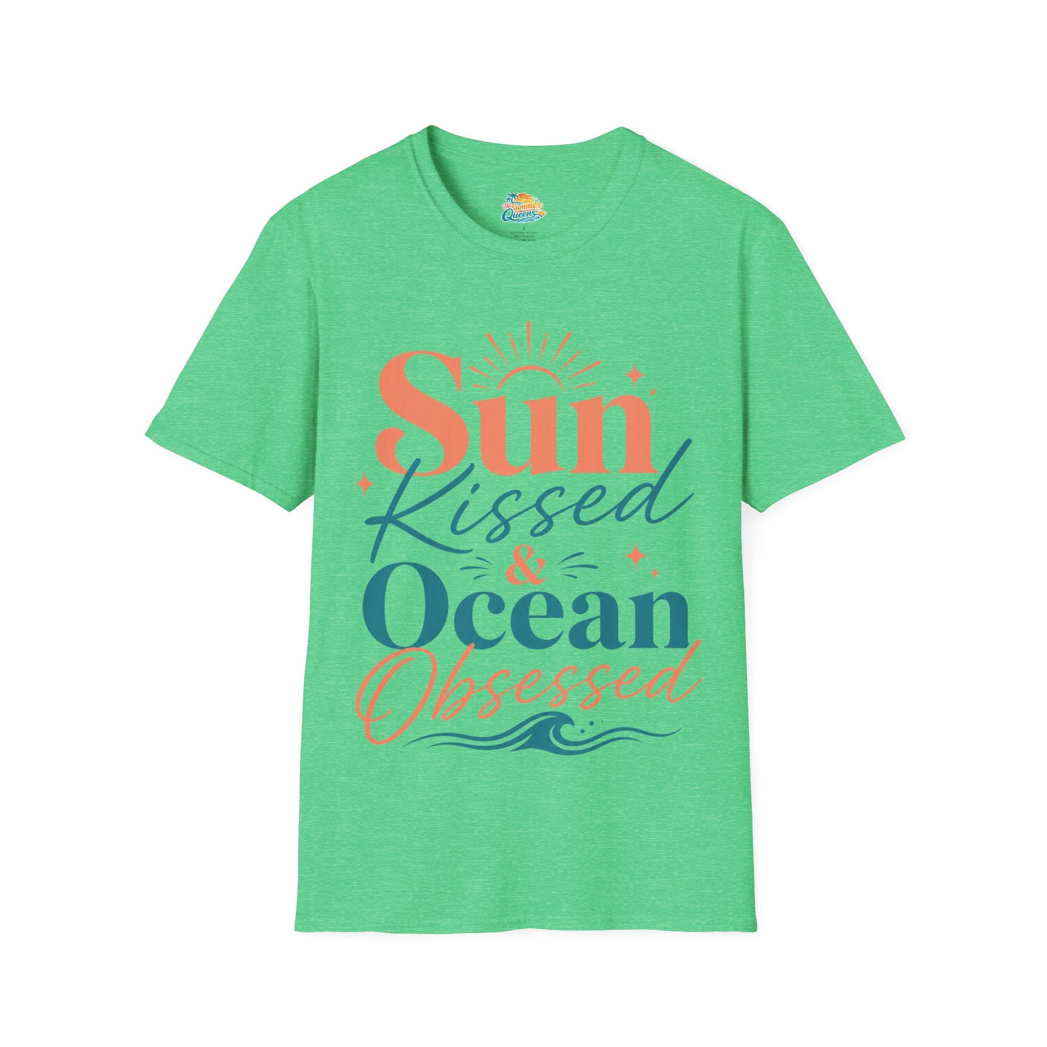 Sun-Kissed & Ocean Obsessed T-Shirt — Beachy Summer Graphic Tee