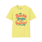 Beachy, Boujee & Unbothered T-Shirt — Tropical Summer Graphic Tee
