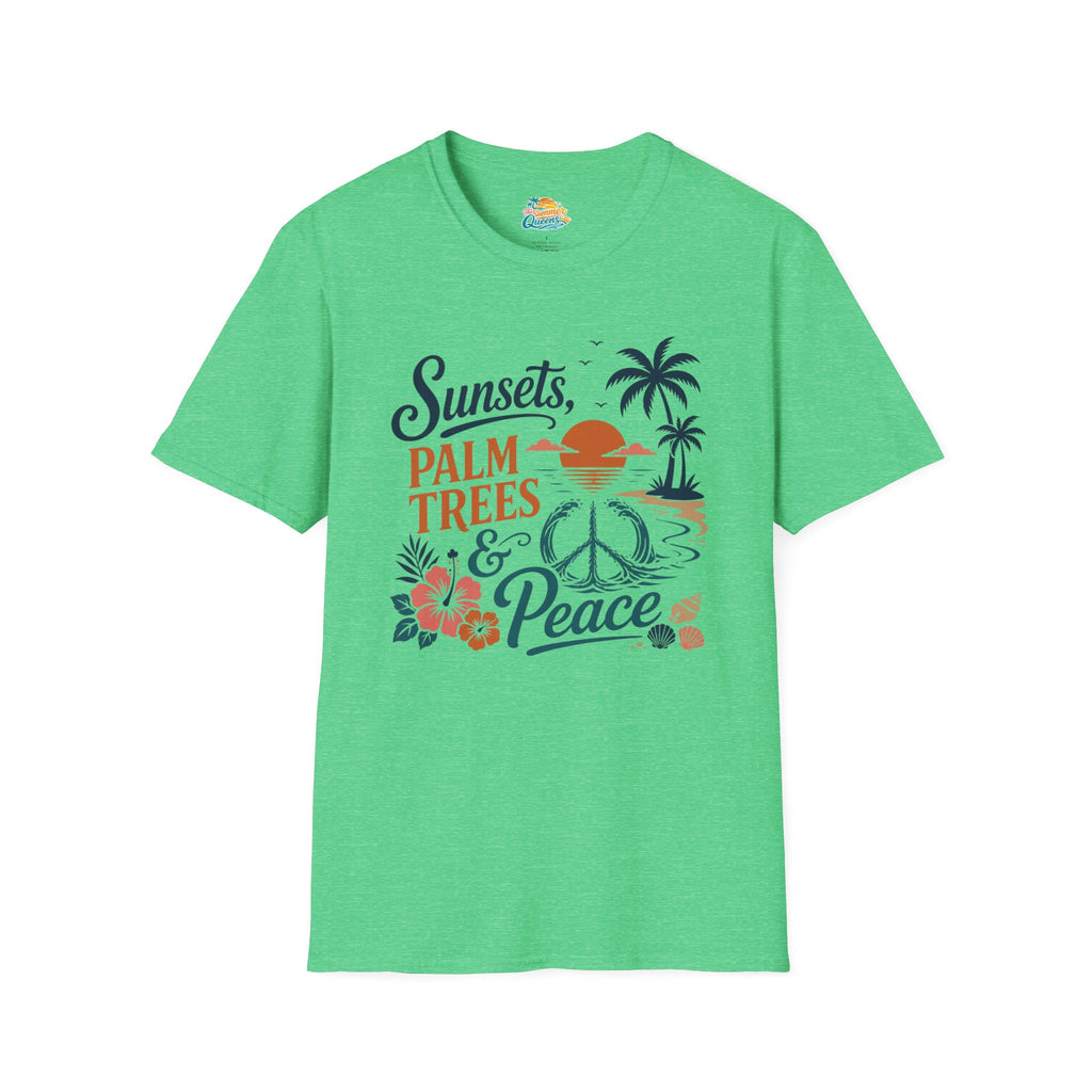 Sunsets, Palm Trees & Peace T‑Shirt