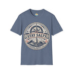 Stay Salty Coastal T-Shirt – Nautical Compass & Sailboat Design