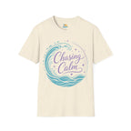 Chasing Calm T-Shirt — Nautical Wave Relaxation Tee