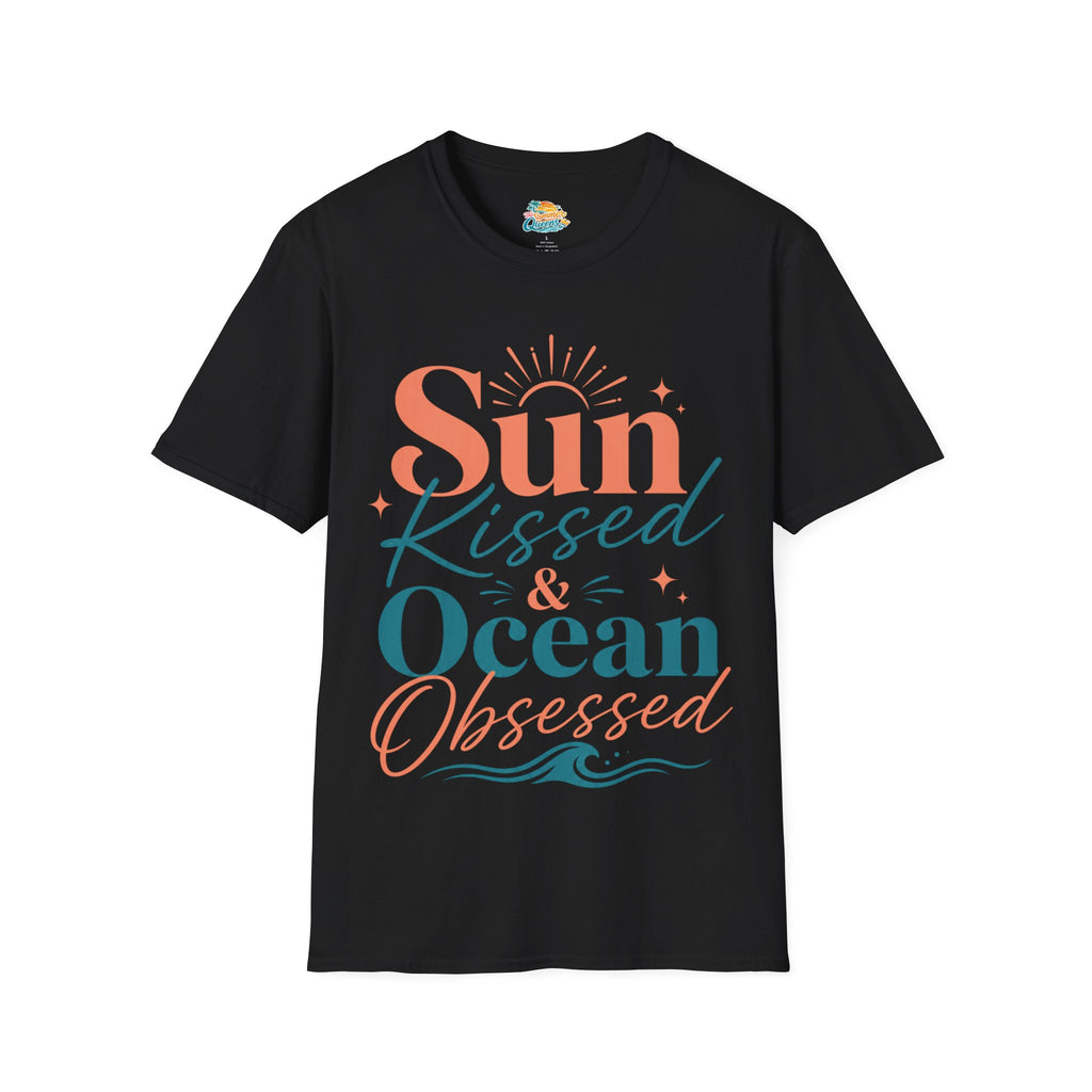 Sun-Kissed & Ocean Obsessed T-Shirt — Beachy Summer Graphic Tee