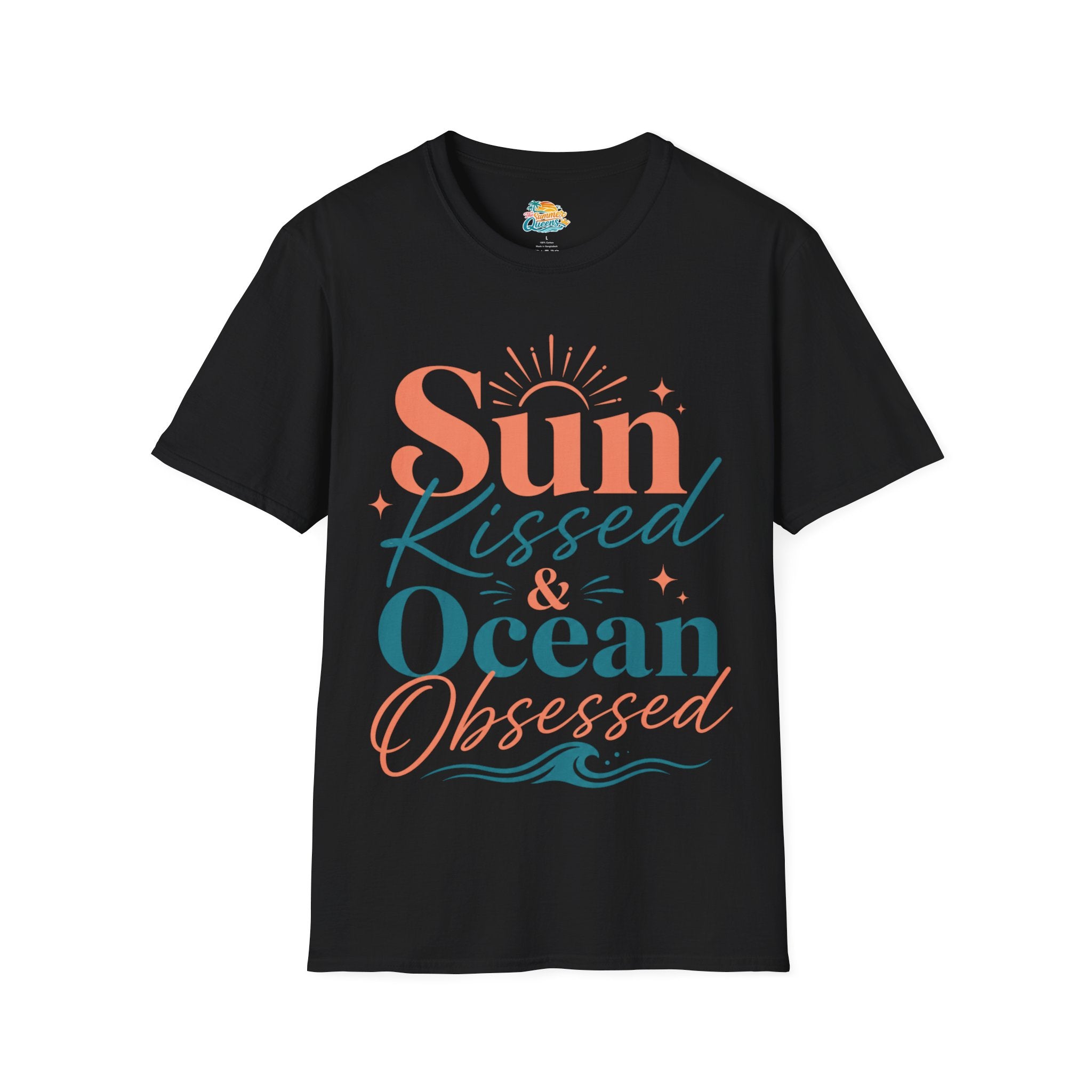 Sun-Kissed & Ocean Obsessed T-Shirt — Beachy Summer Graphic Tee