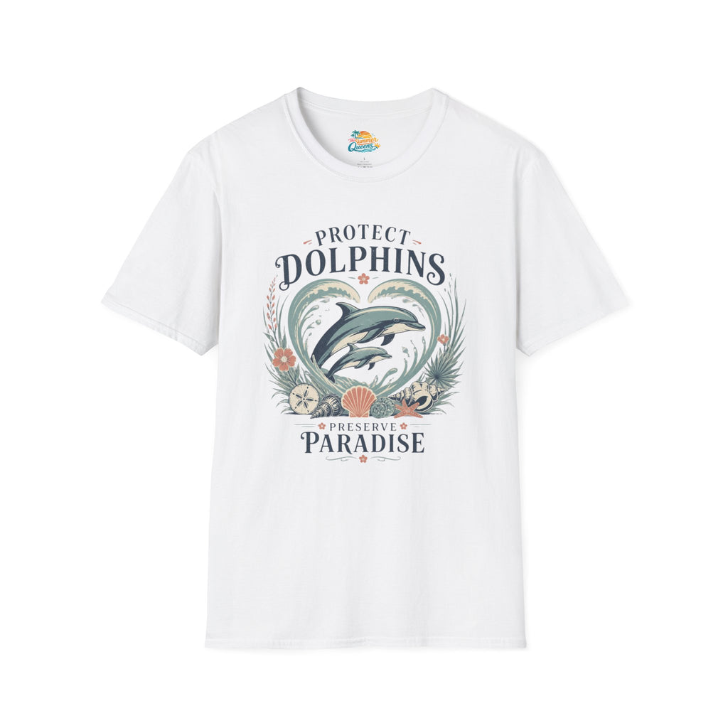 Protect Dolphins T-Shirt Preserve Paradise T-Shirt