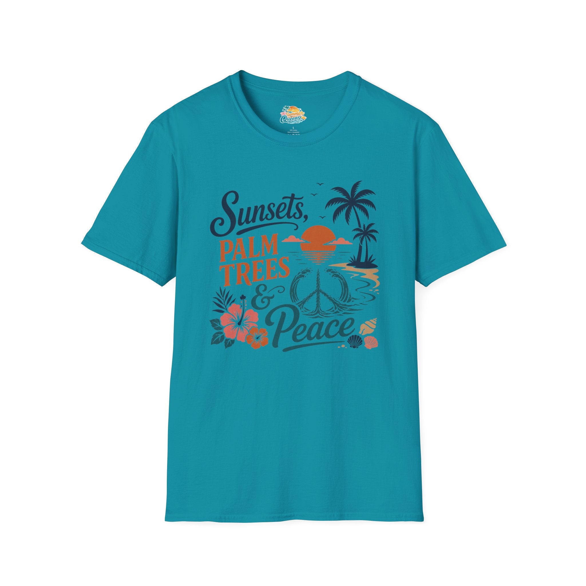 Sunsets, Palm Trees & Peace T‑Shirt