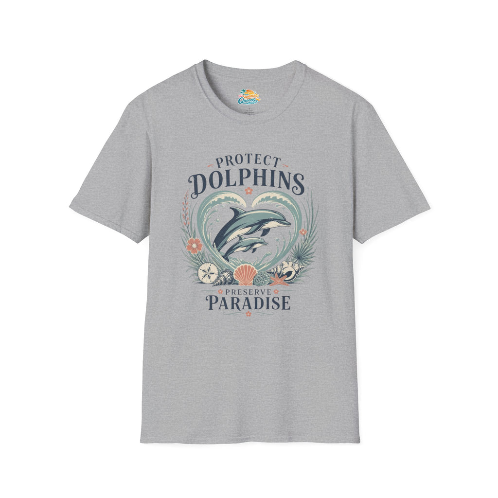 Protect Dolphins T-Shirt Preserve Paradise T-Shirt