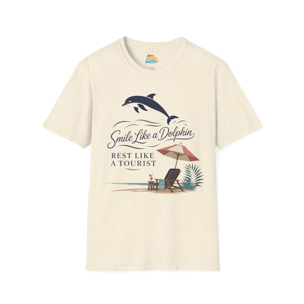 Smile Like a Dolphin Beach T-Shirt