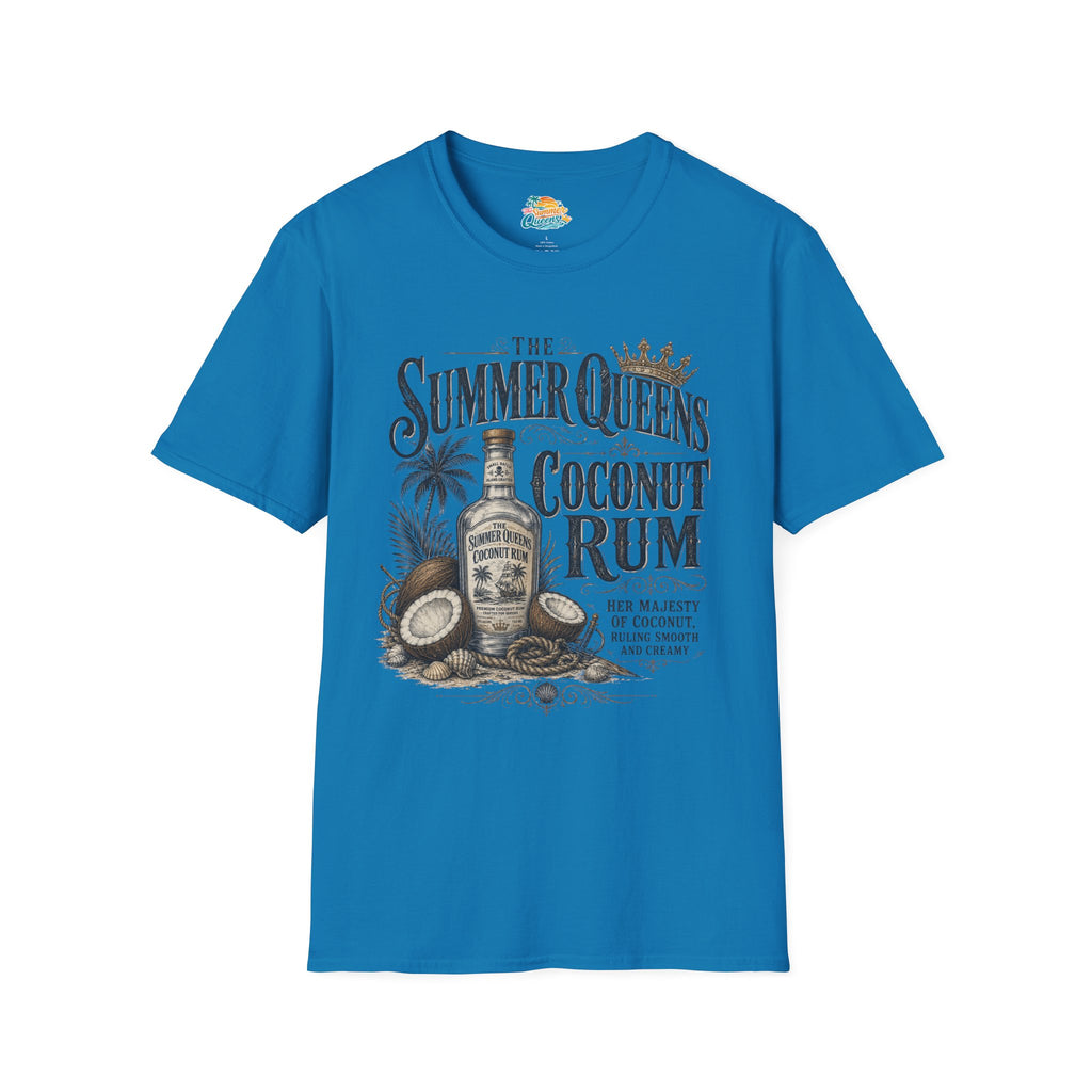 The Summer Queens Coconut Rum Bottle T-Shirt