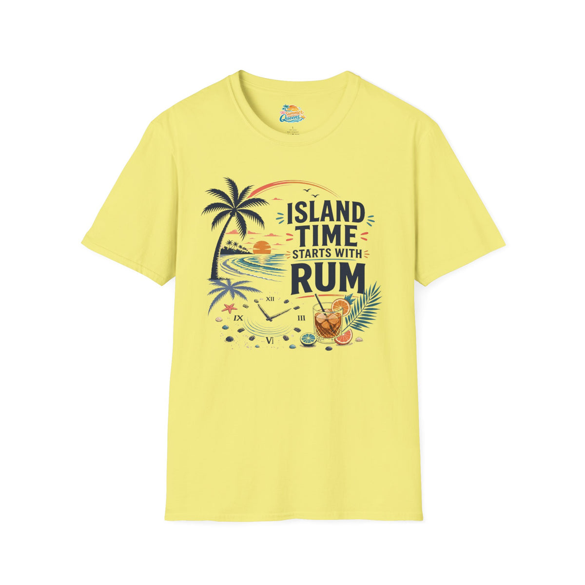 Island Time Starts With Rum T-Shirt