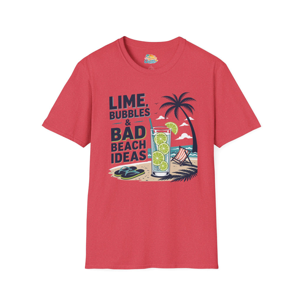 Lime, Bubbles & Bad Beach Ideas T-Shirt