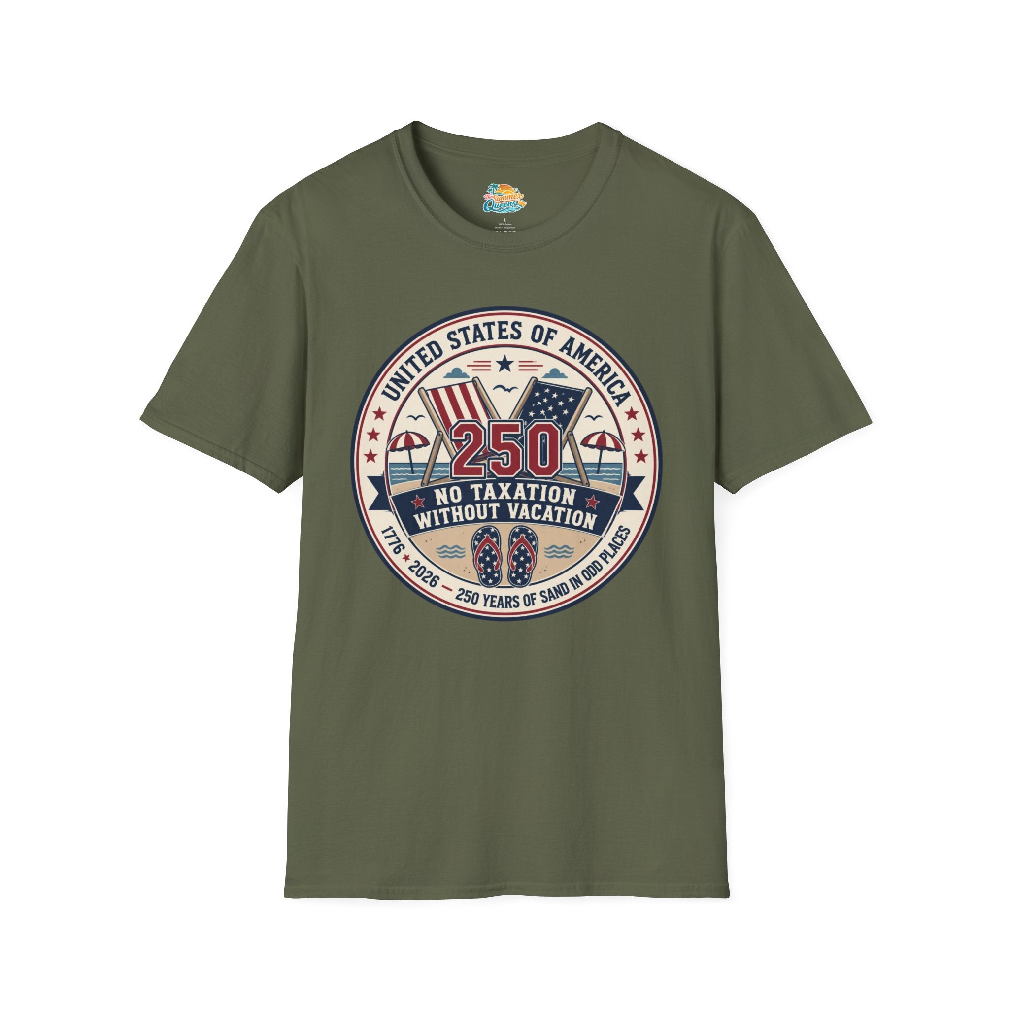 No Taxation Without Vacation T-Shirt