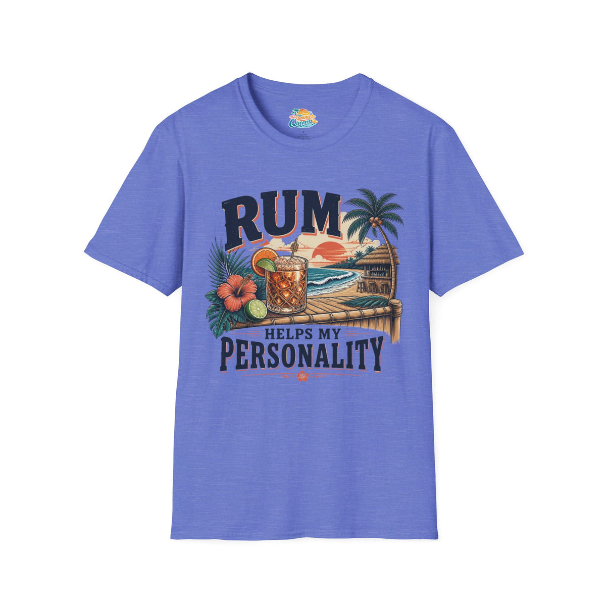 Rum Helps My Personality T-Shirt