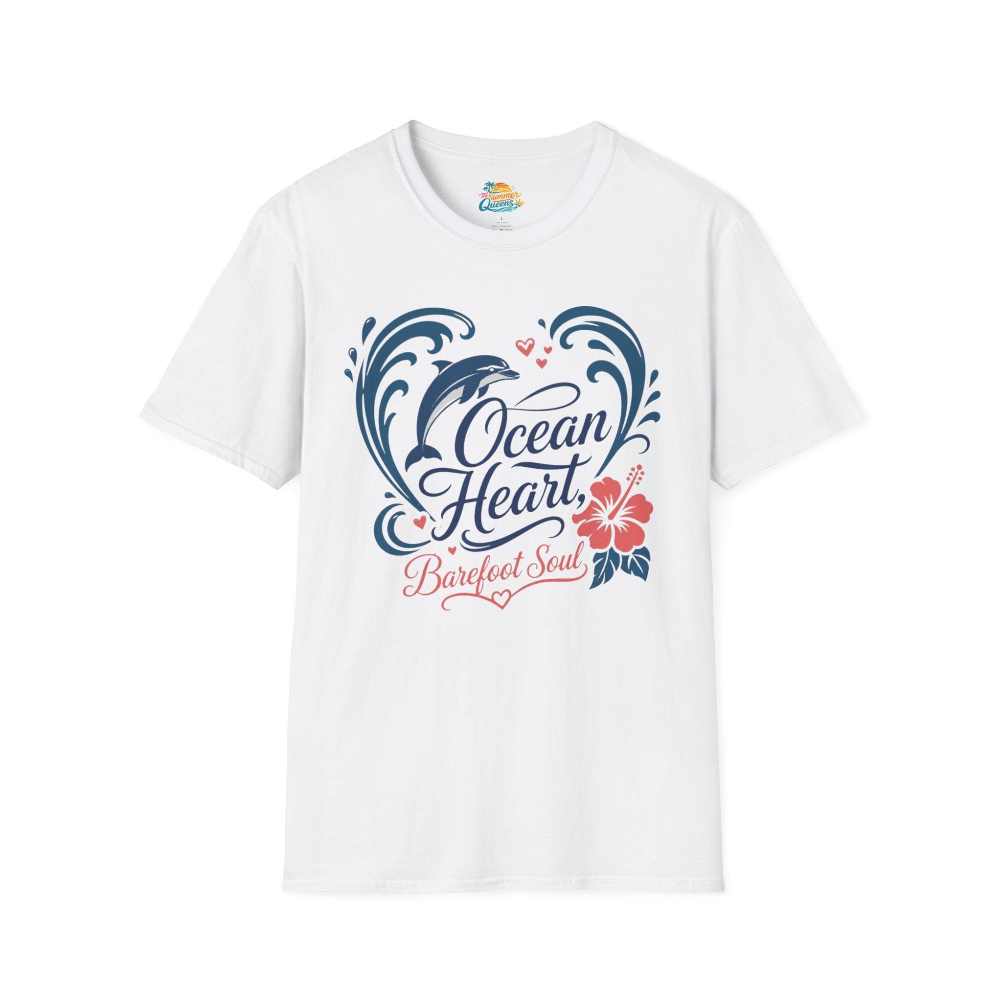 Ocean Heart Barefoot Soul T-Shirt