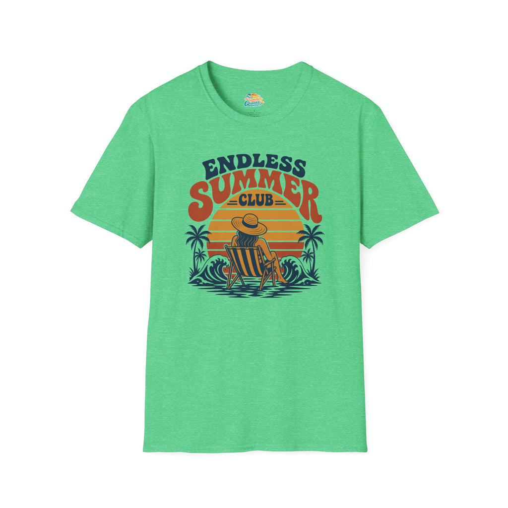 Endless Summer Club T-Shirt — Vintage Beach Sunset Graphic