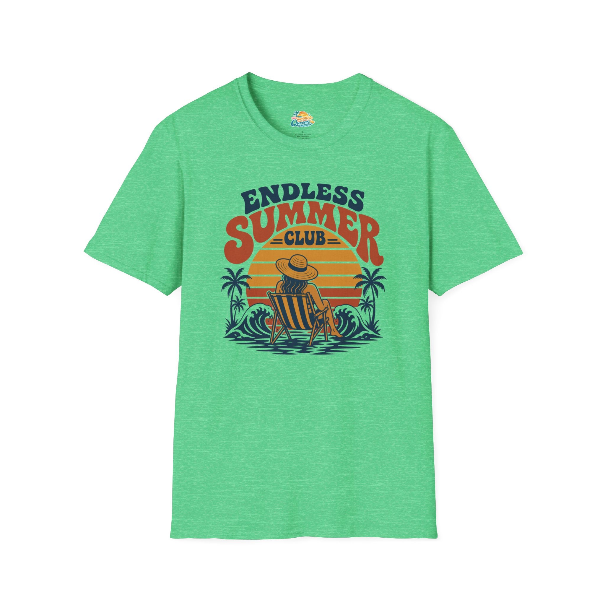 Endless Summer Club T-Shirt — Vintage Beach Sunset Graphic