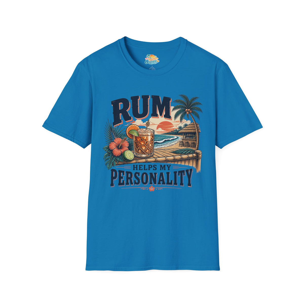 Rum Helps My Personality T-Shirt
