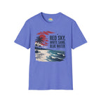 Red Sky, White Sand, Blue Water T-Shirt