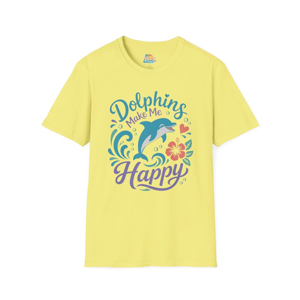 Dolphins Make Me Happy T-Shirt