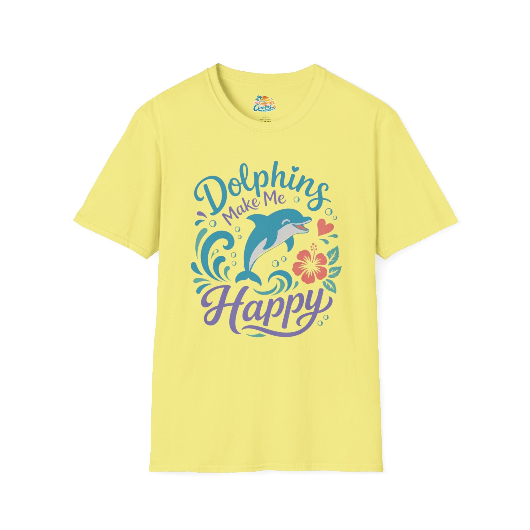 Dolphins Make Me Happy T-Shirt