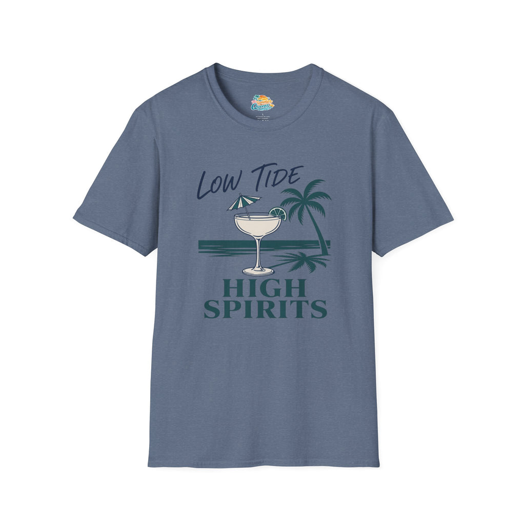 Low Tide High Spirits Cocktail T‑Shirt