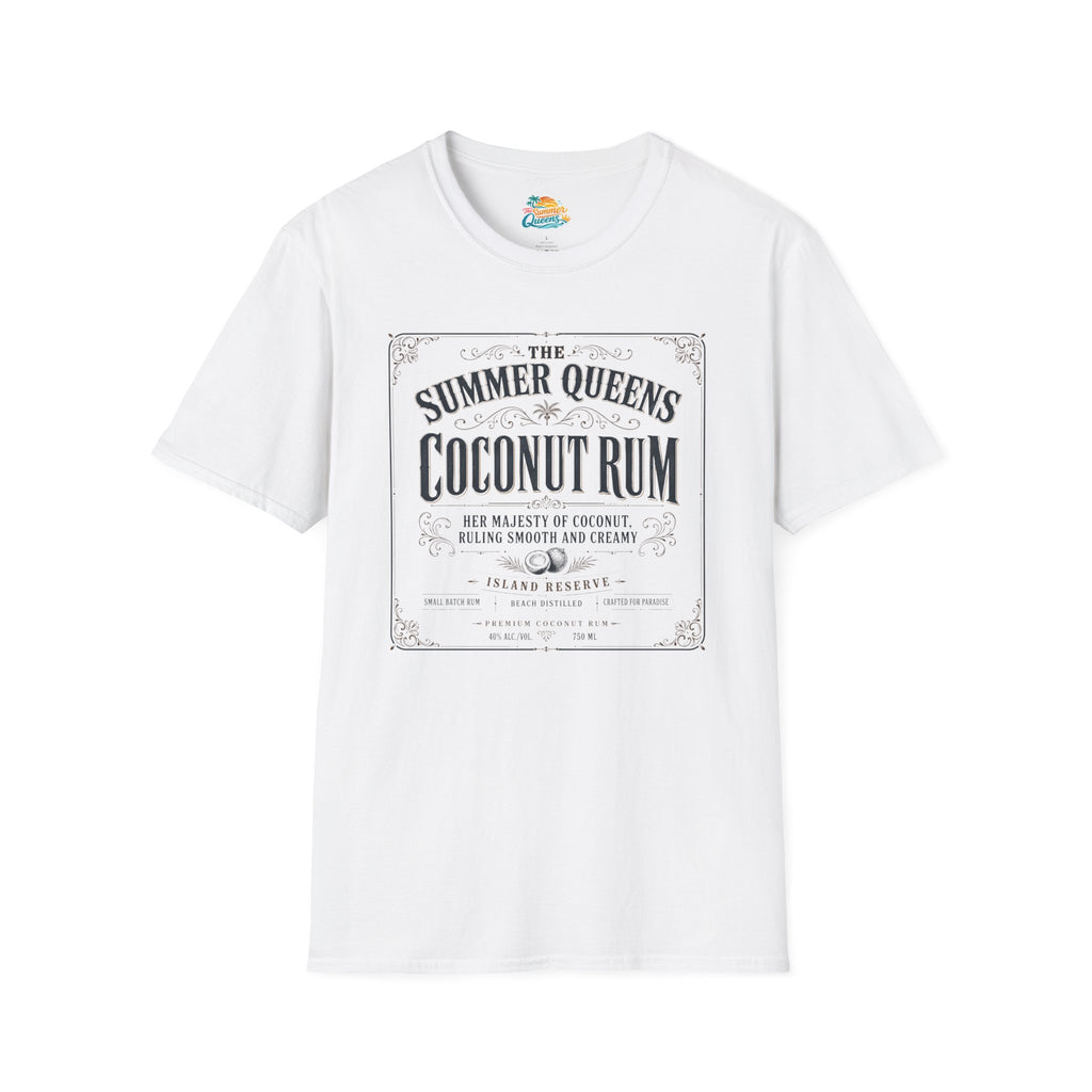 The Summer Queens Coconut Rum Label T-Shirt