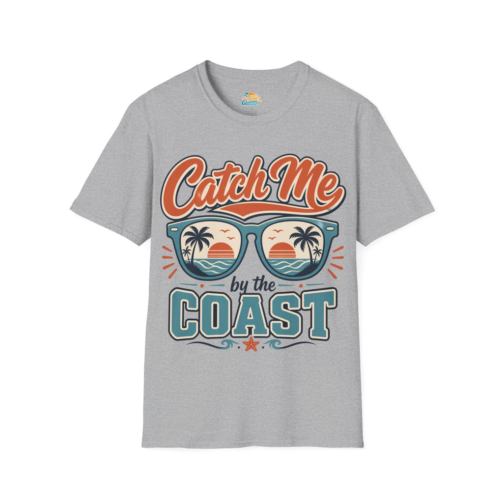 Catch Me by the Coast T-Shirt — Retro Sunglasses Beach Graphic Tee