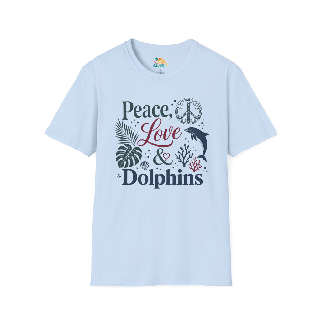 Peace, Love & Dolphins T-Shirt