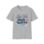 Low Tide, High Spirits Beach T-Shirt