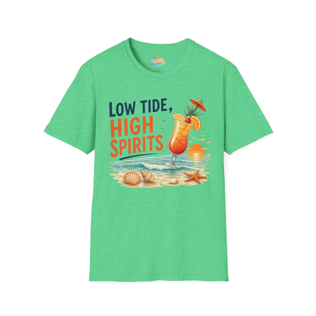 Low Tide, High Spirits Cocktail T-Shirt