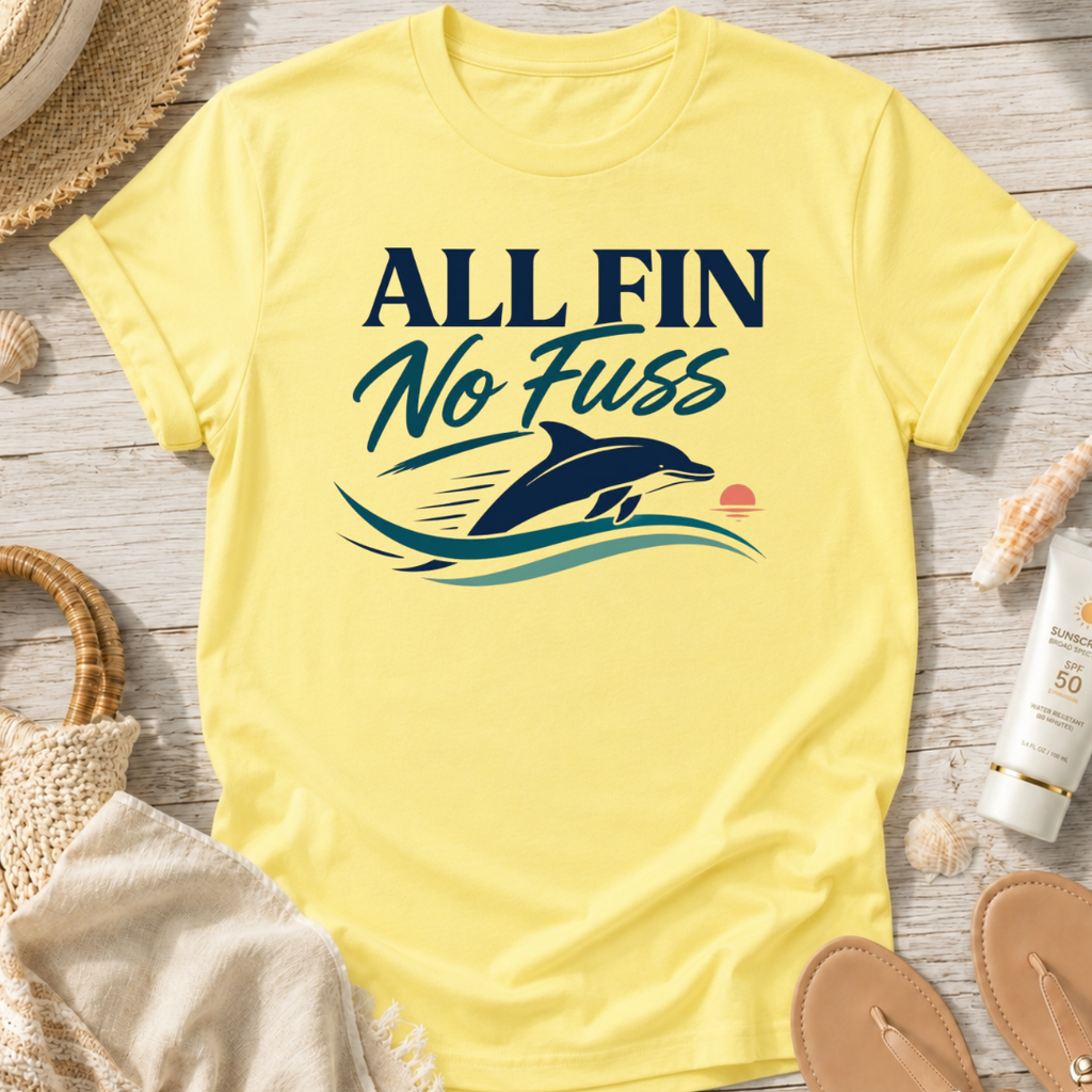 All Fin No Fuss T-Shirt