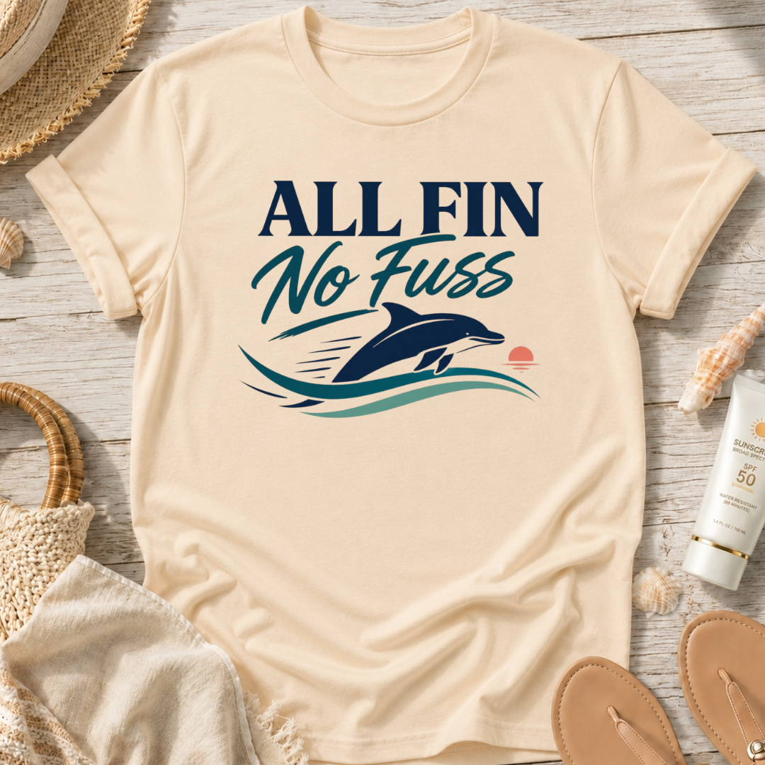 All Fin No Fuss T-Shirt