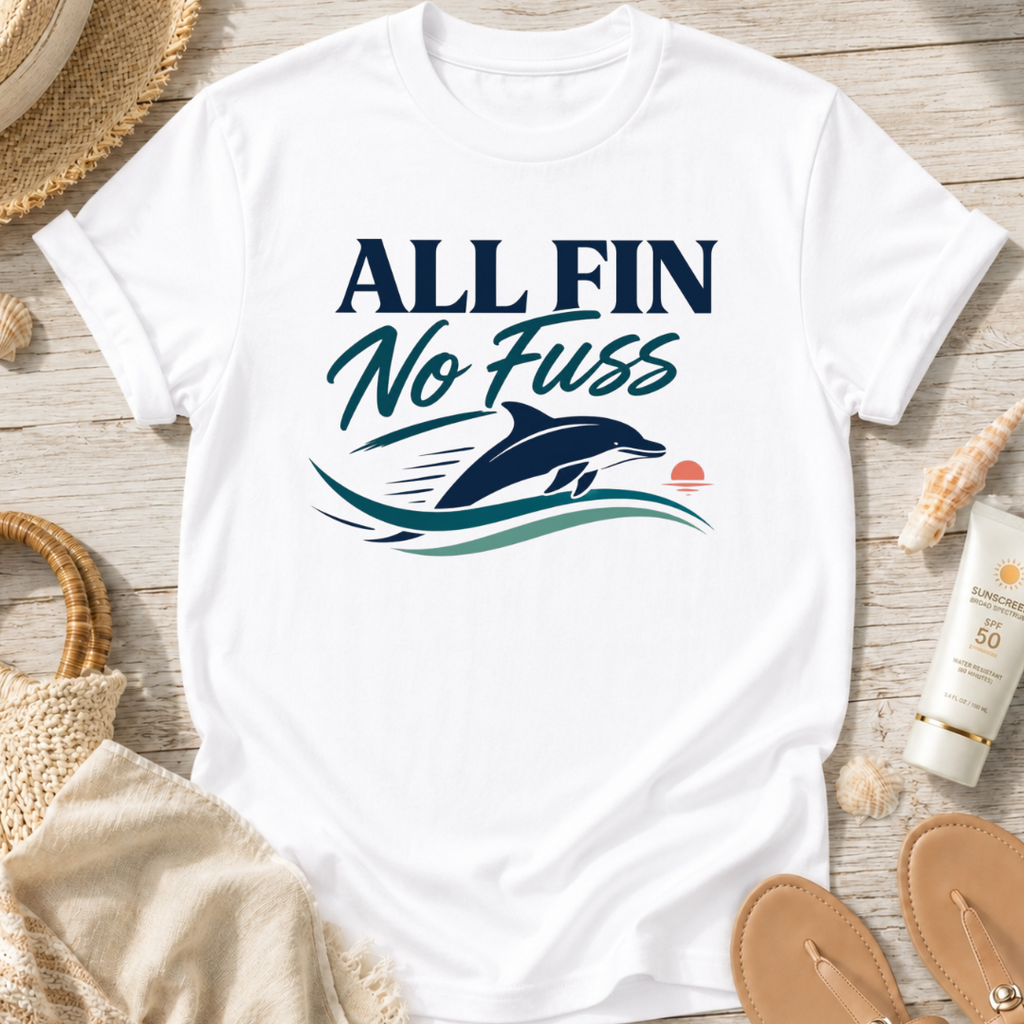 All Fin No Fuss T-Shirt