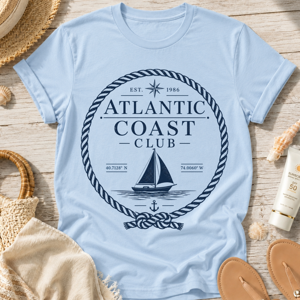Atlantic Coast Club Sailboat T-Shirt
