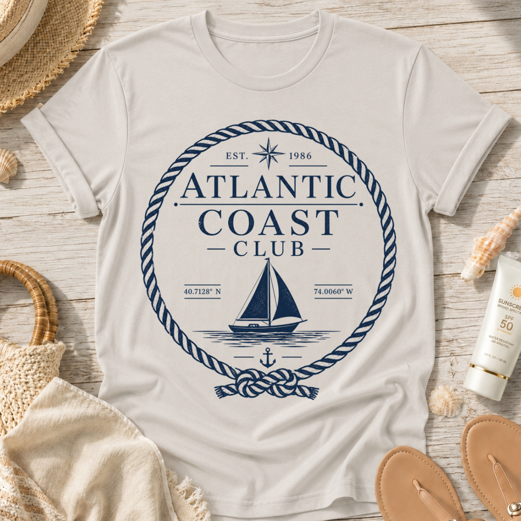 Atlantic Coast Club Sailboat T-Shirt