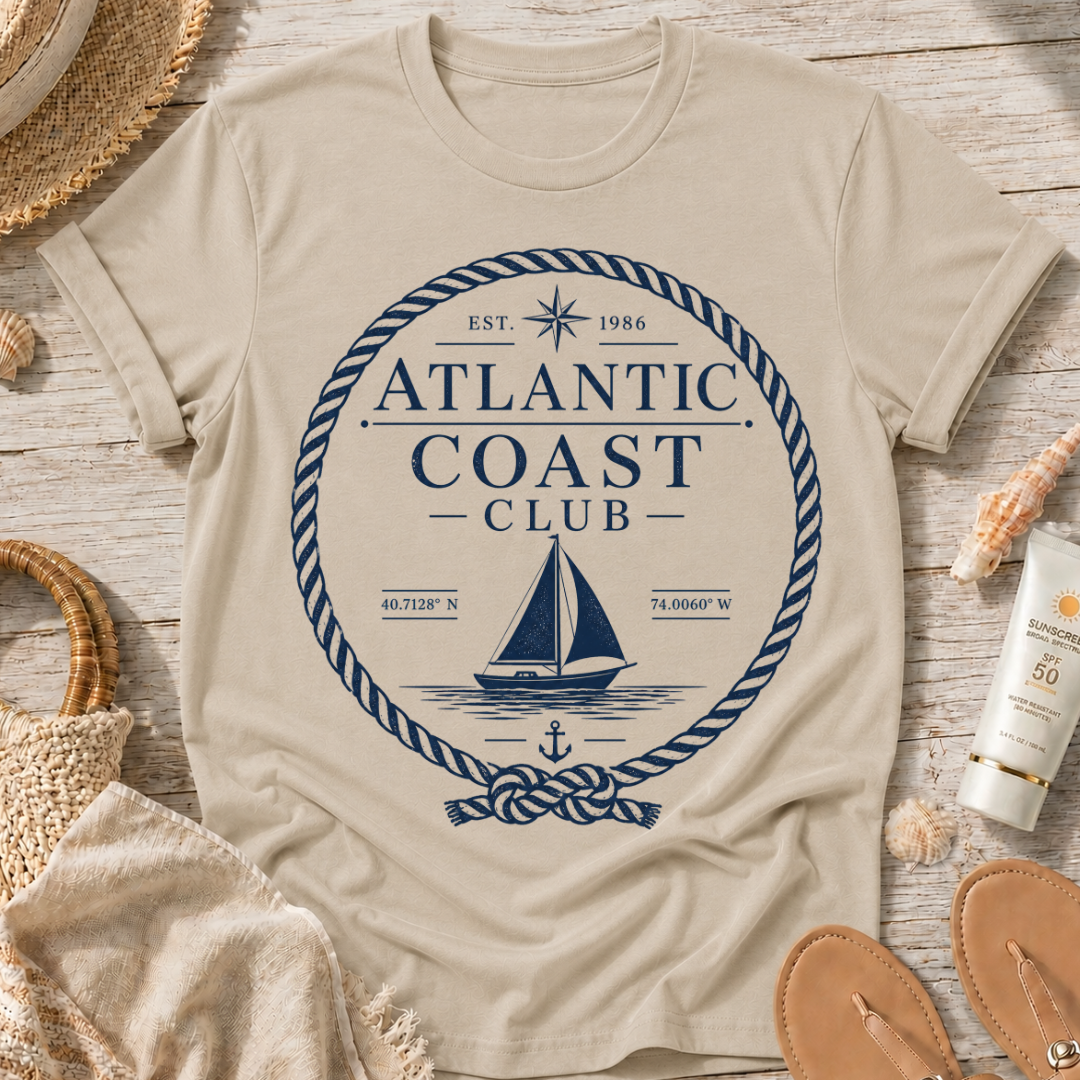 Atlantic Coast Club Sailboat T-Shirt