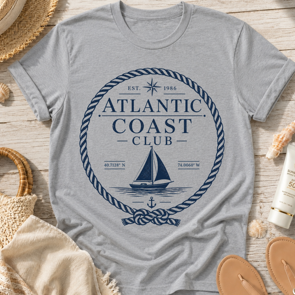 Atlantic Coast Club Sailboat T-Shirt