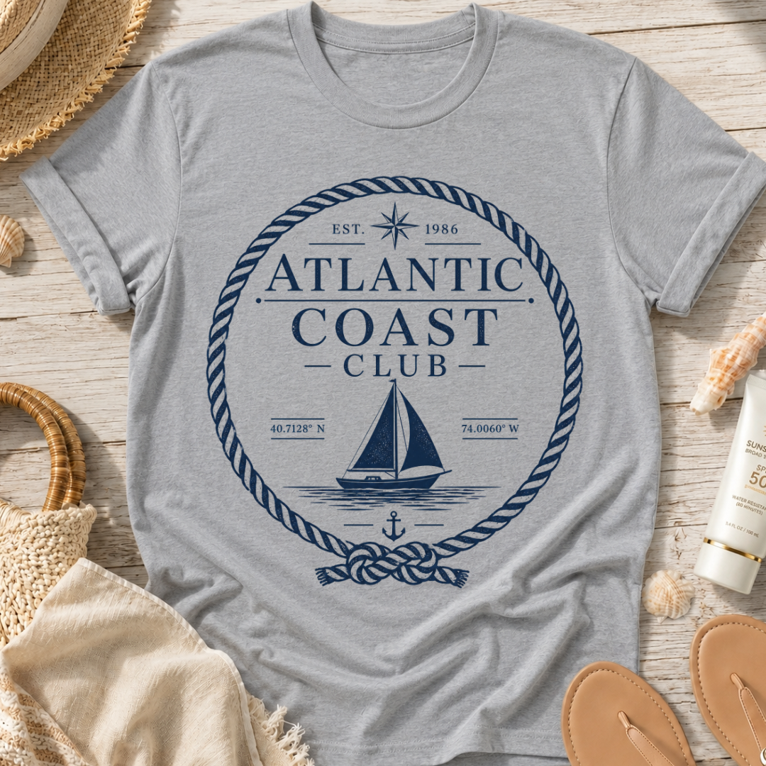 Atlantic Coast Club Sailboat T-Shirt
