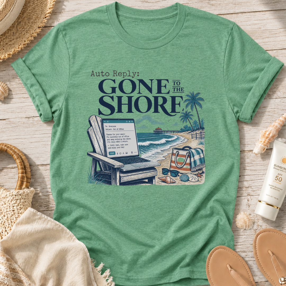Auto Reply: Gone to the Shore T-Shirt