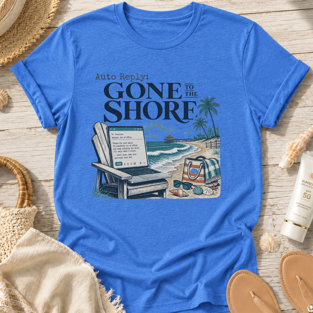 Auto Reply: Gone to the Shore T-Shirt