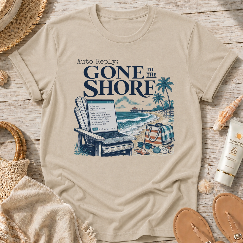 Auto Reply: Gone to the Shore T-Shirt