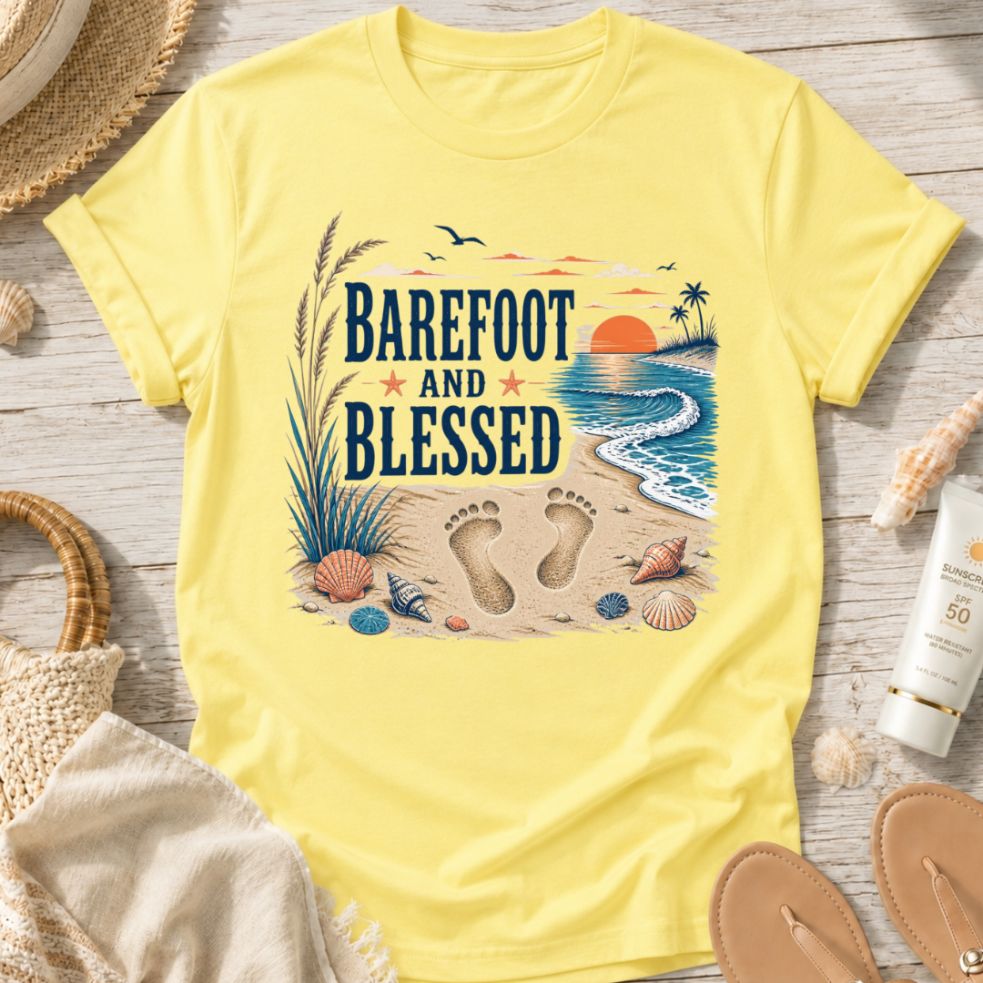 Barefoot and Blessed T-Shirt